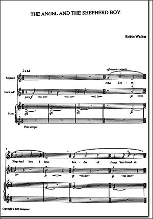 scan of Robin Walker's music score
